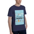 thumbnail image 2 of Bingfone Let'S Go On An Adventure Men'S Loose Fit Short-Sleeve Pocket T-Shirt, 2 of 7