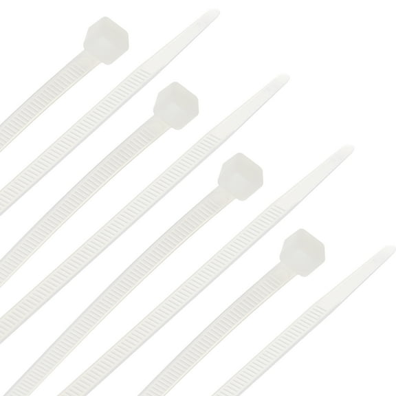 Nylon Cable Ties 16-Inch Self-Locking Zip Ties 0.2-Inch Width White 50pcs