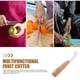 thumbnail image 5 of Cuchillo de cocina para emparejar: pequeño cuchillo curvo para fruta con mango ergonómico - Cortador de fruta de acero inoxidable para piña y plátano en restaurantes., 5 of 6