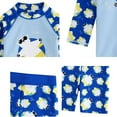 thumbnail image 3 of 2-piece Children Split Swimsuit Boys Long Sleeves Diving Suit Cartoon Sunscreen Quick-drying Swimwear For Hot Spring, 3 of 9