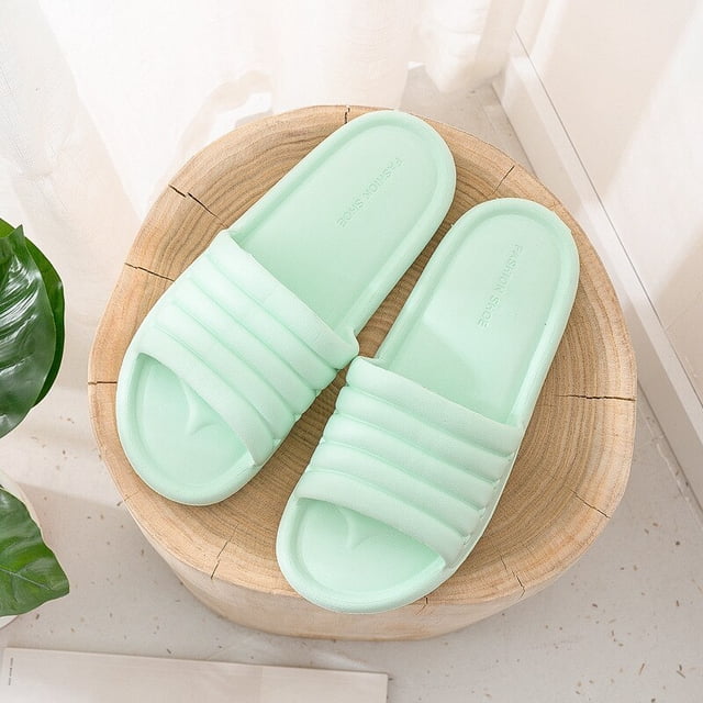 Zapatillas De Interior De verano para Mujer, zapatos planos De suelo, chanclas De interior Eva, Zapatillas De casa antideslizantes para mujer, Zapatillas De Hombre Tan Jianjun unisex