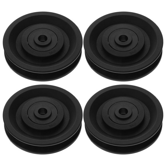 SOPOTUTU 4Ud Cubre Poleas Para Equipos De Fitness En Negro Con Material Antideslizante Y Alta Durabilidad