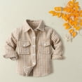 thumbnail image 3 of XXWXYD Boys Girls Flannel Shirt Jacket Long Sleeve Plaid Button Down Shacket Christmas Coat Fall Outwear Holiday Season Cozy Warm Casual Wear Winter, 3 of 8