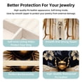 thumbnail image 3 of Bee Travel Portable Square Jewelry Box Earring Necklace Bracelet Holder Display Case Organizer Box, Decorative Jewelry Stand Storage Box, 3 of 6