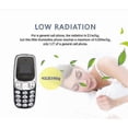 thumbnail image 4 of Mini Mobile Phone, Bm10 Dual Sim, Smallest Phone - Dark Blue, 4 of 4