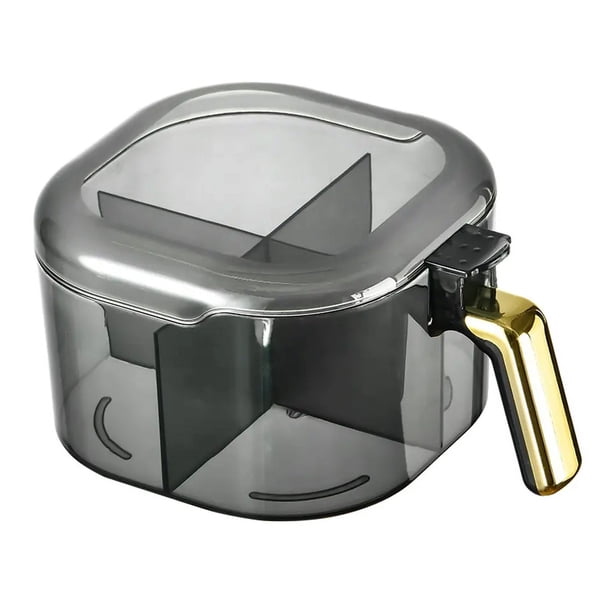 Caja de condimentos para cocina doméstica, recipientes para especias, juego combinado de condimentos con cuchara, tarro de sal, tarro de especias (color: Negro)