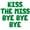 Green, variant on Letter Balloons - KISS THE MISS BYE BYE BYE 16" Inch Alphabet Letters Foil Mylar Balloon Bachelorette Party Banner (Green)