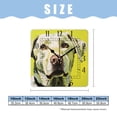 thumbnail image 2 of 12 Inch Wall Clock Battery Operated Square Clock Decorative for Office, Kitchen, Outdoor, Living Room，Labrador Retriever Dog Elegant, 2 of 4
