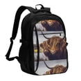 thumbnail image 1 of Easygdp Portrait Of Cow With Its Baby Cow Mochila para Laptop de Viaje con Puerto USB, Mochila para Laptop con Puerto de Carga USB para Mujeres y Hombres, 1 of 7