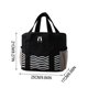 thumbnail image 3 of Bolsa isotérmica con forma de H, bolsa de almuerzo de papel de aluminio grueso, bolsa de almuerzo para trabajadores de oficina, estudiantes, bolsa Bento para preparación de comidas, porta almuerzo, 3 of 7