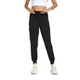 thumbnail image 1 of Pantalones cargo Rrosseyz para mujer, ligeros e impermeables, negros, 1 of 7
