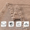 thumbnail image 3 of Smuge Sofa Cover, Sectional Couch Cover Protector Slipcover for 3 Cushion Couch L Shape Sofa towel Throw Sofa Loveseat Cover for Pets Dogs Cats (71"x 134", Khaki), 3 of 7