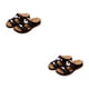 thumbnail image 2 of Qarigey Sandalias de goma para mujer, 2 uds., perfectas para lugares de entretenimiento de verano, pantuflas para mujer, talla 5, pantuflas Type3 NO3, 2 of 6