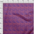 thumbnail image 3 of oneOone Georgette Viscose Light Red Fabric Block Sewing Craft Projects Fabric Prints By Yard 42 Inch Wide-Y4, 3 of 5