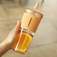 thumbnail image 6 of Glass&Bottle 700ml Acrylic Travel Tumbler with Lid and Straw Insulated Double Wall Reusable Clear Cup for Cold or Hot Beverages Portable Leakproof Drinkware, 6 of 6