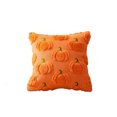 thumbnail image 3 of Halloween Throw Pillow Covers 18x18 Inch, Pumpkin Decorative Square Pillowcases, Farmhouse Holiday Cushion Covers for Sofa Living Room Home Fall Halloween Thanksgiving Decor, 3 of 5