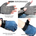 thumbnail image 3 of BASSDASH Astro Heavy-Duty Sure Grip Fishing Gloves Men’s Women’s Fingerless Gloves for Game Fishing Kayaking Paddling Sailing MTB, 3 of 5