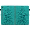 thumbnail image 2 of XYX for Samsung Galaxy Tab S6 10.5 inch SM-T860/T865/T867 Case, PU Leather Slim Folio with Multi-Angle Stand - Green Lily Flower, 2 of 7