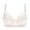 White, variant on Stamzod Plus Size Womens Daily Bras Push Up Wireless Comfort Lace Breathable Bra Bralette Underwear
