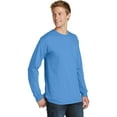 thumbnail image 4 of Port & Company Pigment-Dyed Long Sleeve Pocket Tee Pc099lsp - Blue Moon - L, 4 of 6
