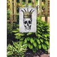 thumbnail image 2 of LADDKE Goth King of Death Portrait Skull Crown Rock for Your Garden Flag Decorative Flag House Banner 12x18 inch, 2 of 2