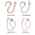 thumbnail image 4 of Minnieouse Peluca de dibujos animados Bling Bling Gold Hairpiece Hand Knitting Cosplay Easy to Wear Lustrous Periwig Delicado Exquisito Encanto Ropa, zapatos y accesorios Miscelánea Oro Minnieouse AP013993-03, 4 of 6