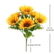 thumbnail image 4 of Ramo de flores artificiales Bearachild 2X Girasoles para el hogar, 4 of 6