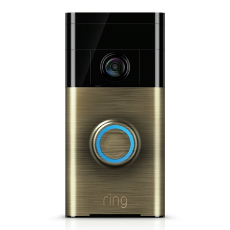 Ring Video Doorbell in Antique Brass