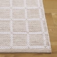 thumbnail image 3 of SAFAVIEH Montauk Elwyn Checkered Cotton Area Rug, Beige/Ivory, 4' x 6', 3 of 10