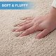 thumbnail image 2 of Alfombrilla de baño, alfombrilla de baño 50X80cm alfombrilla de baño beige alfombrilla de baño antideslizante, textil suave y esponjoso, material TPR lavable en la parte inferior, alfombri esquí esquí Gafas de esquí, 2 of 5