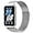 Silver, variant on FESIGN Milanese Loop Band for Samsung Galaxy FIT3 Magnetic Metal Replacement Watch Straps for Samsung Galaxy FIT 3 for Women Men, Black