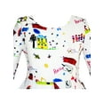 thumbnail image 4 of Robe Fille Maison Arc-en-Ciel Bus Imprimé Dessin Animé Robe d'Hiver 12 Ans, 4 of 5