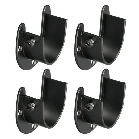 

Uxcell 1.45 Dia Stainless Steel Rod Socket Flange Rod Holder Bracket End Supports Black 4 Pack