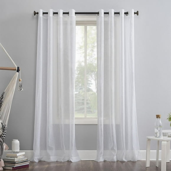 Mainstays Crushed Voile Window Curtains Panel Pair