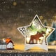 thumbnail image 5 of Xihbxyly Adornos de Madera, Diseños Artesanales de Papá Noel y Muñeco de Nieve, Figuras de Madera Talladas con Detalles, Escena de Bosque Natural, Decoración para El Hogar y La Oficina, Regalo Único,, 5 of 5