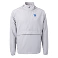 thumbnail image 2 of Men's Cutter & Buck  Gray Kentucky Wildcats Alumni Logo Charter Eco Knit Recycled Anorak Half-Zip Jacket, 2 of 3