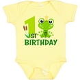 thumbnail image 3 of Inktastic 1st Birthday Prince Frog Boys Baby Bodysuit, 3 of 5