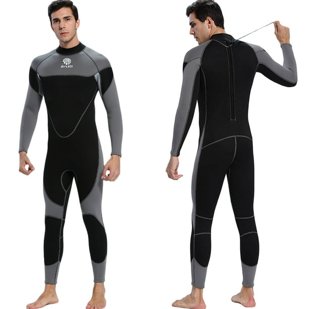 Traje de baño MYLEDI Traje de neopreno de 3 mm para hombres Traje de surf Traje de buceo Traje de baño Traje de neopreno