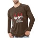 thumbnail image 2 of Blusas y camisas de manga larga con cuello redondo para hombre, deportivas, fitness, hogar, pijamas navideños estampados, camiseta de manga larga con cuello redondo, blusa de poliéster para hombre, 2 of 4