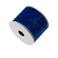 thumbnail image 2 of Crushed Velvet Christmas Ribbon - 2.5 Inch Wired Gold Khaki Ribbon for Gift Wrapping, Tree Decor & Holiday Crafts, 2 of 9