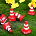 thumbnail image 5 of Mini Traffic Cones Plastic Ornaments for Decoration Use 30Pcs Pack, 5 of 5