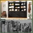 thumbnail image 7 of Homieasy 5.3FT Wood Closet Organizer System with 12 Wood Drawers and 10 Shelves, Modular Walk-in Closets Storage Unit for Walk-in Closet, Bedroom, Black(3 Packs), 7 of 7