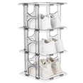 thumbnail image 1 of Shoes Rack Shoes Holder Multi Layer Sneaker Rack Space Saving Shoes Organizer Clear Vertical Shoe Rack, 1 of 4