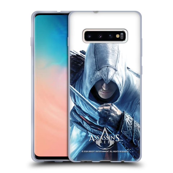Head Case Designs Officially Licensed Assassin's Creed Key Art Altaïr Hidden Blade Soft Gel Case Compatible with Samsung Galaxy S10+ / S10 Plus
