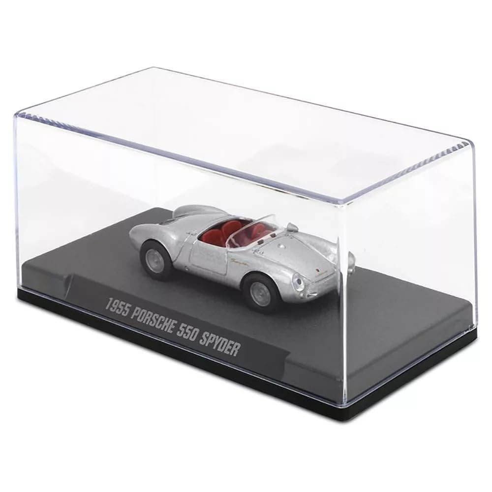 1955 Porsche 550 Spyder Silver Metallic with Red Interior