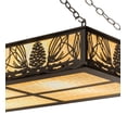 thumbnail image 4 of Meyda 231204 48 in. Long Mountain Pine Oblong Inverted Ceiling Pendant Fixtures, 4 of 7