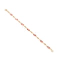 thumbnail image 4 of Pulsera Esclava Ojo Turco 5mm Unisex 20cm Chapa de Oro 18k rojo Unitalla Ametrinaa, 4 of 6