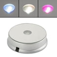 thumbnail image 2 of Domqga Colorful LED Light Rotating Crystal Display Stand Base, Crystal Base Stand, Laser Stand Base, 2 of 7