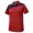 Red/Navy, variant on Monterey Club Men's Melange Flash Colorblock Golf Polo Shirt #1276