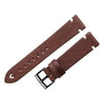 thumbnail image 4 of Leather Watchband Oil Wax Genuine Watch Straps Red 22mm, 4 of 5